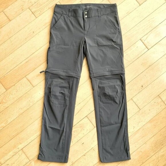 COLUMBIA Grey Omni-Shield Convertible Hiking Pants - Picture 6 of 7